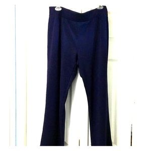 Coldwater Creek pullon pant navy/sz14